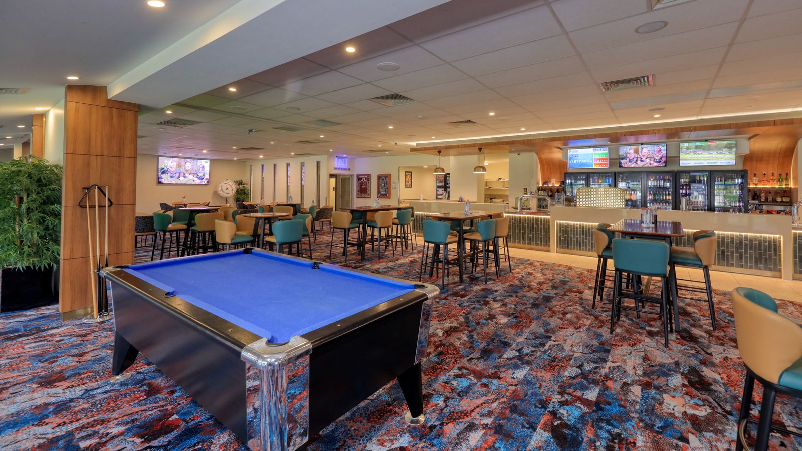 The main bar at The Rec Club